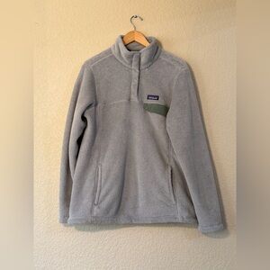 Patagonia Women's Re-Tool Snap-T® Pullover In Tailored Grey-Salt Grey X-Dye, XL